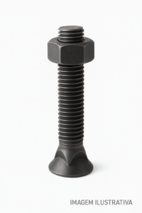 PARAFUSO ARADO C/PORCA 1/2 X 3 3/4 - C/10UN