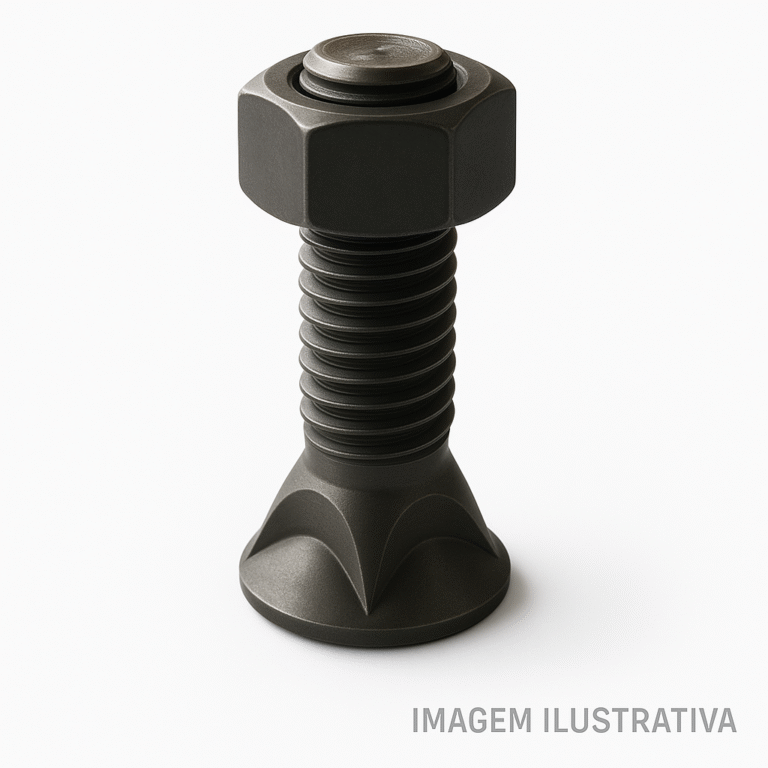 PARAFUSO ARADO C/PORCA 1/2" X 2" - C/10UN